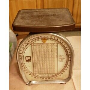 Vintage pelouze kitchen scale Pelouze Monarch Y Line Model 50 Lbs by 2 oz